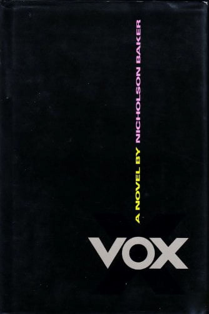 Pre-Owned Vox Hardcover Nicholson Baker
