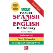 Vox Pocket Spanish and English Dictionary, 2nd Edition, Paperback