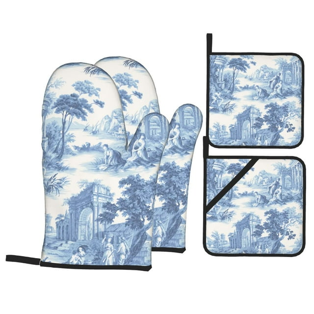 Vox Spanish Flag Oven Mitts and Pot Holders Spain Heat Resistant