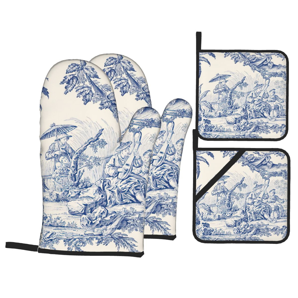 Vox Spanish Flag Oven Mitts and Pot Holders Spain Heat Resistant