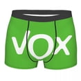 thumbnail image 1 of Vox Spanish Flag Underwear Men Breathbale Spain Political Party Boxer Briefs Shorts Panties Soft Underpants For Male, 1 of 7