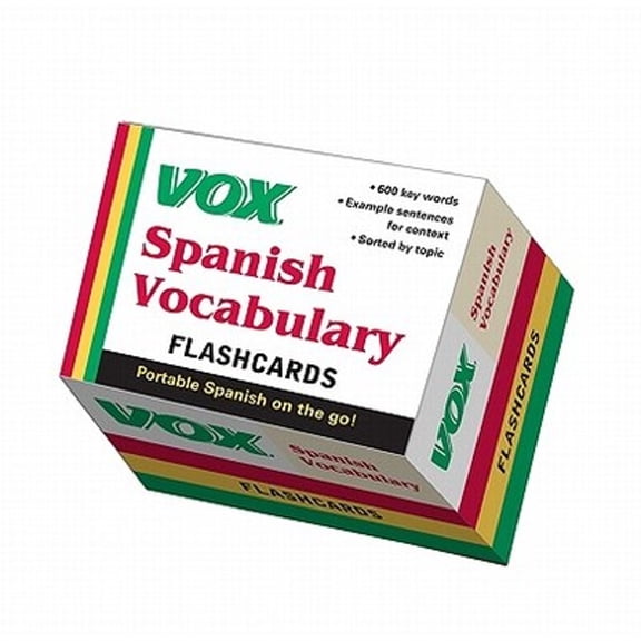Pre-Owned VOX Spanish Vocabulary Flashcards (NTC FOREIGN LANGUAGE) Paperback