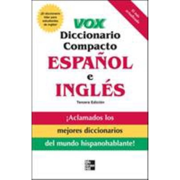 Pre-Owned Vox diccionario compacto español e ingles, 3E (PB) (VOX Dictionary Series) Paperback