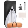 thumbnail image 1 of VoxOasis Studio Portable Vocal Booth for Podcasting, Voice-Over & Singing – Mobile Sound Booth with Duffel Bag & LED Light Bar, 1 of 8