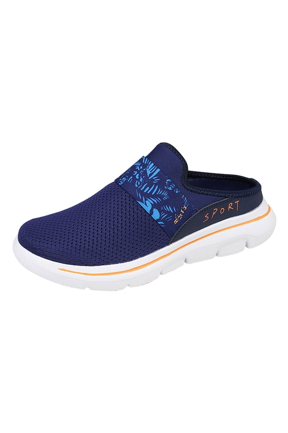 Clogs for Women Mules Shoes 2025 Breathable Sneakers Womens Comfortable Arch-Support Closed Toe Backless Slides Wedg𝖾 𝖲lip-on Casual Shoes Mesh Slippers 𝖮rthopedic Walking Sneakers