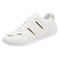 thumbnail image 1 of VoxSoles Leather Sneakers for Women Lace-Up Low Top Comfortable Cushioned Walking Shoes Outdoor Running Workout Athleti𝖼 Jogging Fashion Sneaker Casual Lightweight Breathable Orthotic Shoes, 1 of 9
