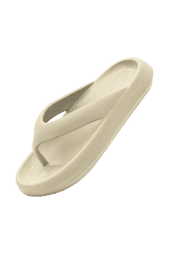Unisex Pillow Flip Flops Soft Slides Sandals Memory Foam Cushion Non Slip Quick-Dry for Bath Pool Gym Beach House Slippers Slippers