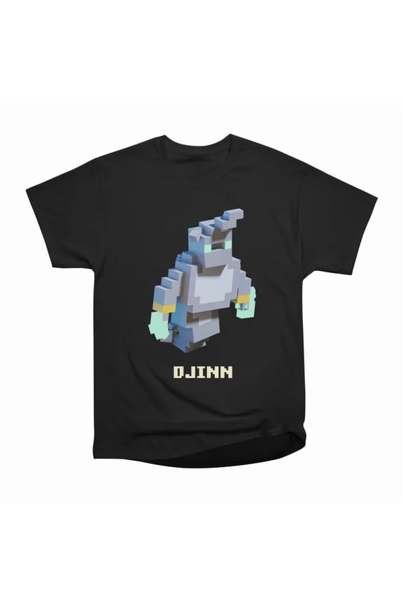 Voxel Adventures Arcane Djinn T-Shirt Tee Gift For Him Merch For Her Apparel For Friend