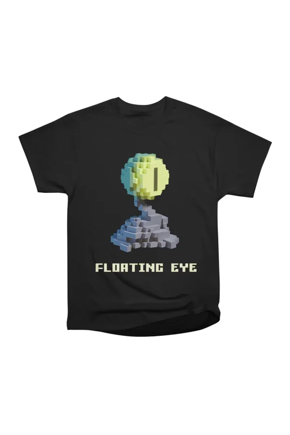 Voxel Adventures Arcane Floating Eye T-Shirt Tee Gift For Him Merch For Her Apparel For Fr