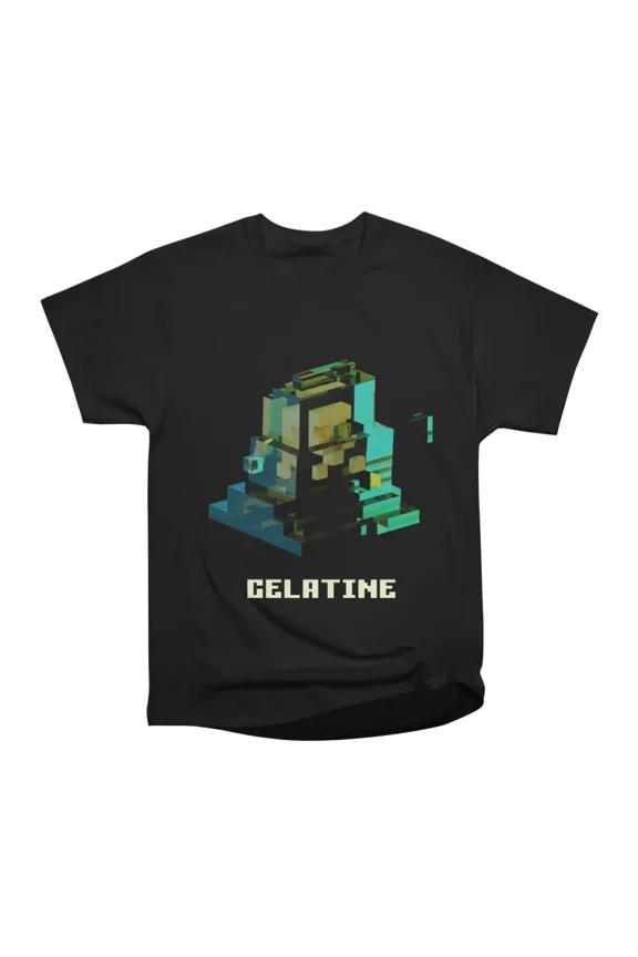 Voxel Adventures Arcane Gelatine T-Shirt Tee Gift For Him Merch For Her Apparel For Friend