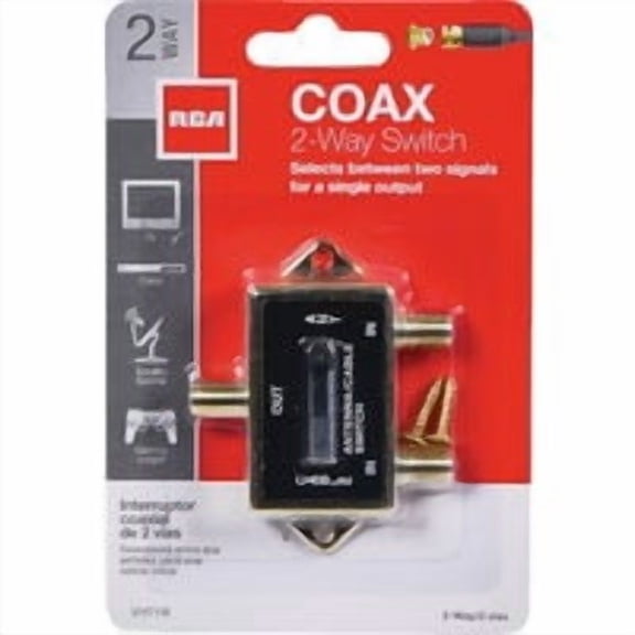Voxx Accessories RCA A/B Coax Switch - Pack of 10
