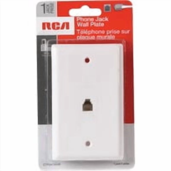 Voxx Accessories RCA Flush Mount Telephone Jack - Pack of 10