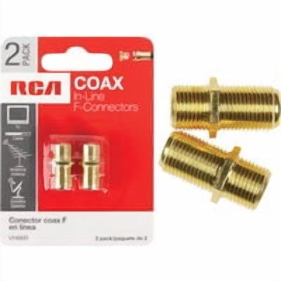 Voxx Accessories RCA In-Line Coax Connector - Pack of 10