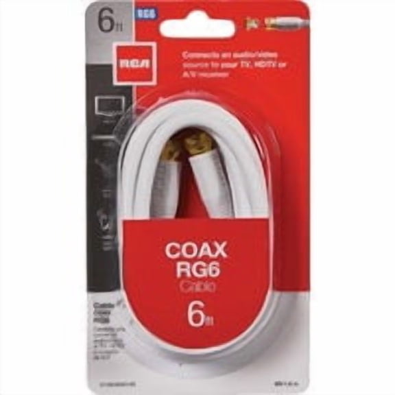 Voxx Accessories RCA RG6 Coaxial Cable - Pack of 8 Stock-Up Pack