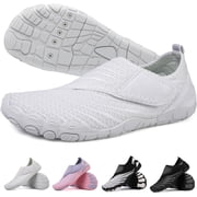 Voyabarefoot Shoes For Women Velcro, Voya Barefoot Shoes, Lightweight Minimalist Breathable Oveltrix Summer Sneakers, Easy To Clean Non-Slip Quick-Dry