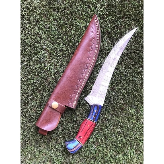 Voyage - 8" Damascus Skinner Knife