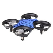 Voyage Aeronautics VA-2140 Ducted Fan Aerial Drone-Hand Gesture- Blue Color, Size 3.75 inches
