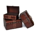 thumbnail image 1 of Voyage Collection Quilted Storage Box - Set of Three, 1 of 4