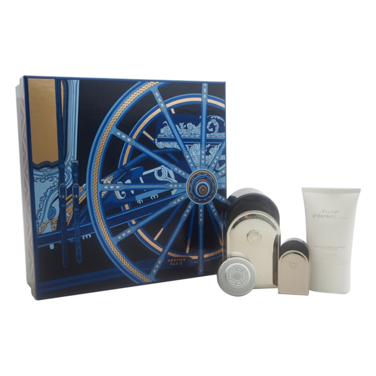 Voyage D'Hermes by Hermes for Unisex 4 Pc Gift Set