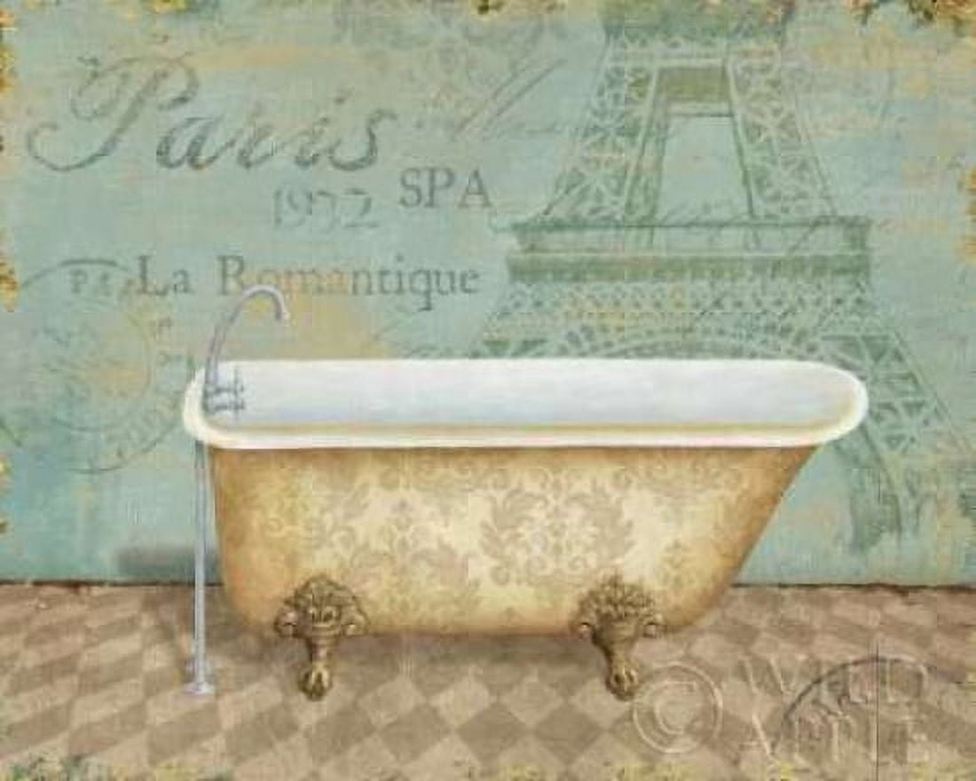 Voyage Romantique Bath I Canvas Art - Daphne Brissonnet (24 x 30)