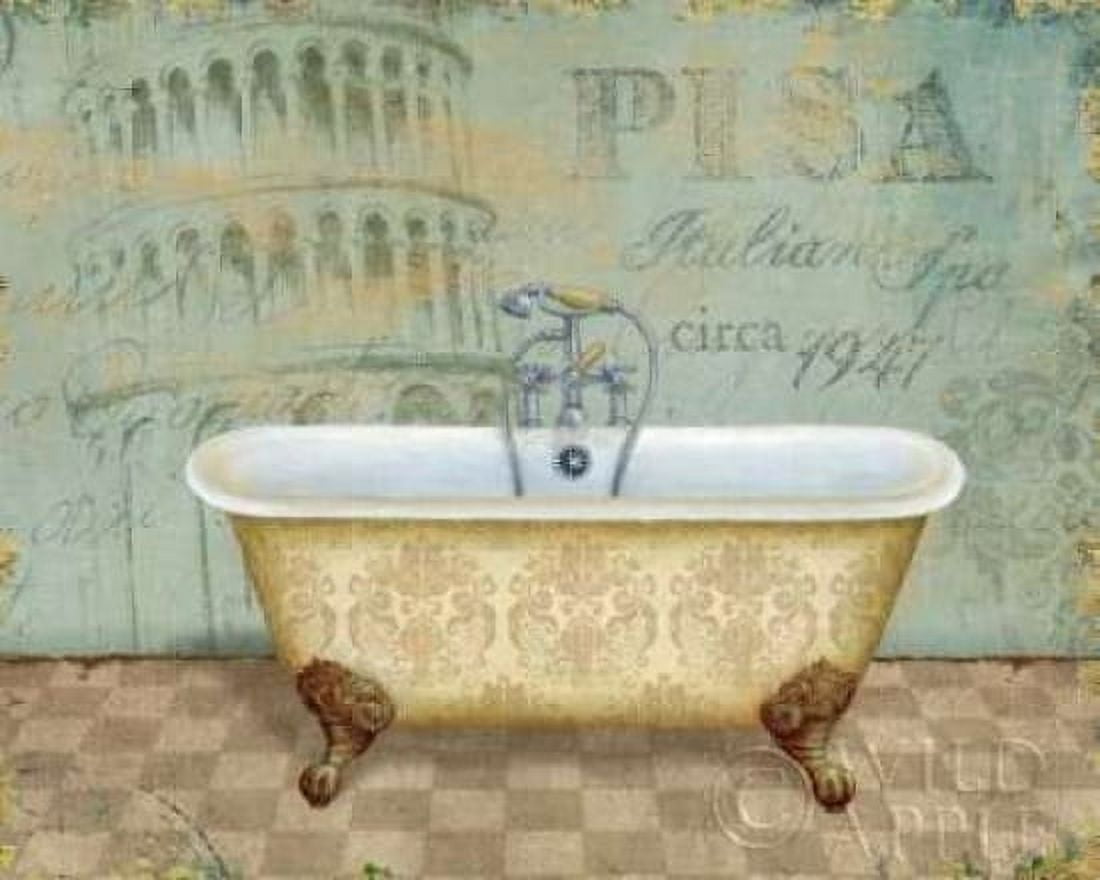 Voyage Romantique Bath II Canvas Art - Daphne Brissonnet (24 x 30)