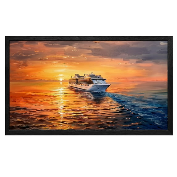 Voyage Wall Art Sail Canvas Wall Art Cruise Canvas art Framed wall art Painting For Livingroom Decor Office Bedroom Decoration