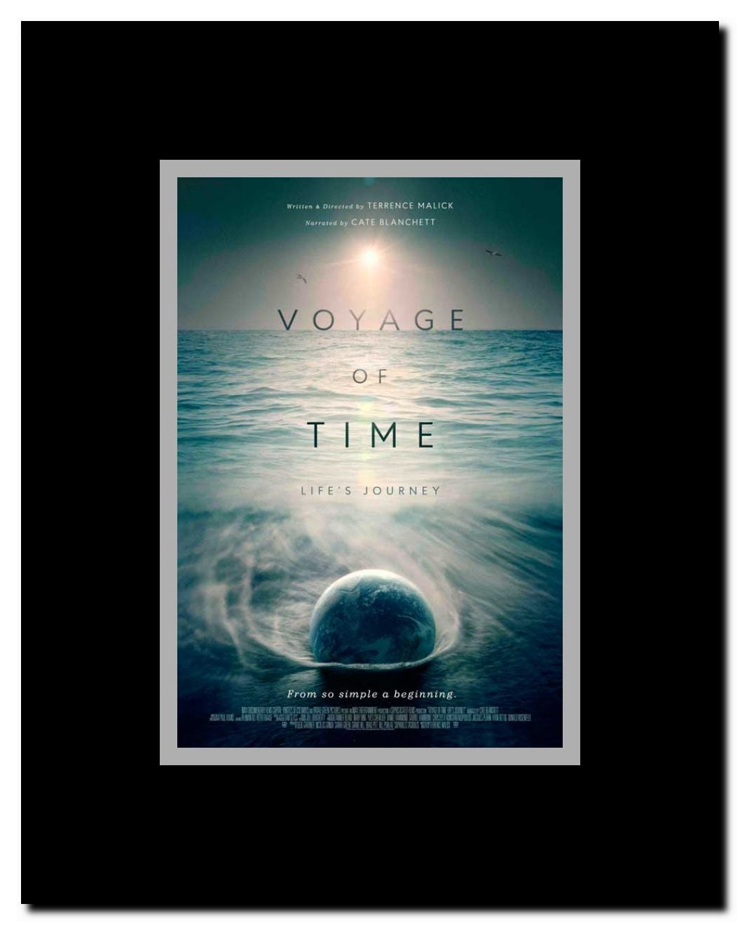 Voyage of Time Framed Movie Poster