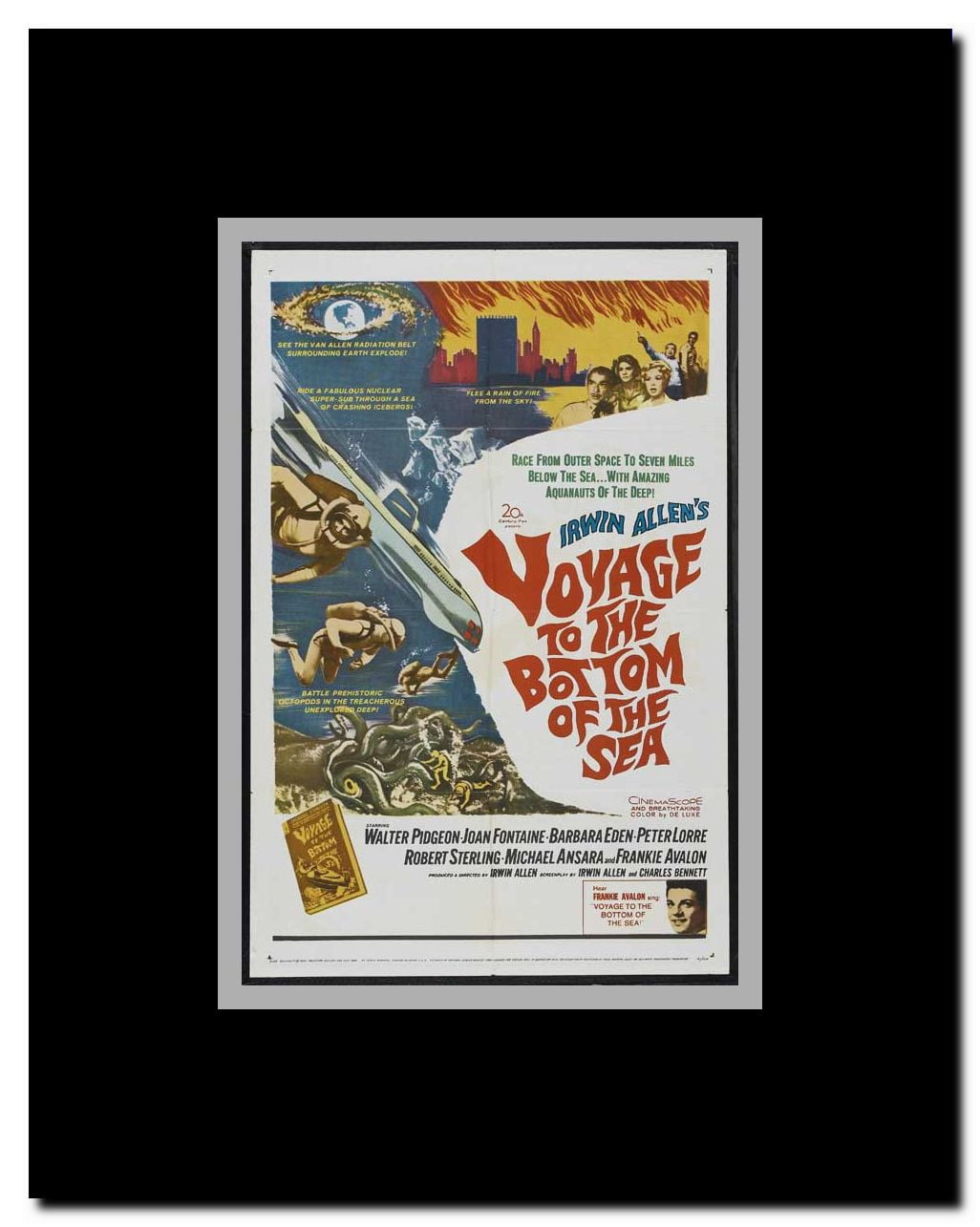 Voyage to the Bottom of the Sea Framed Movie Poster