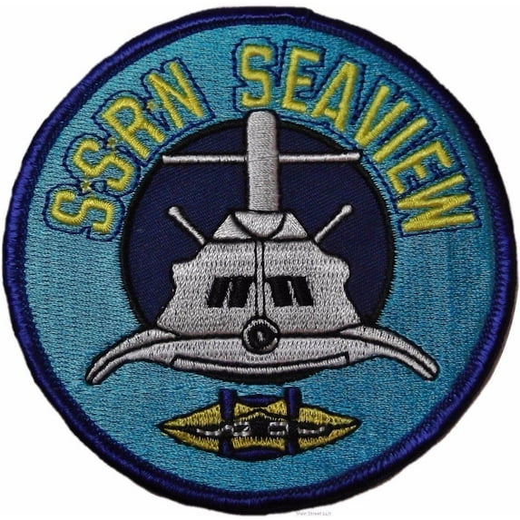 Voyage to the Bottom of the Sea SSRN Seaview 3 1/2" Diameter Embroidered Patch