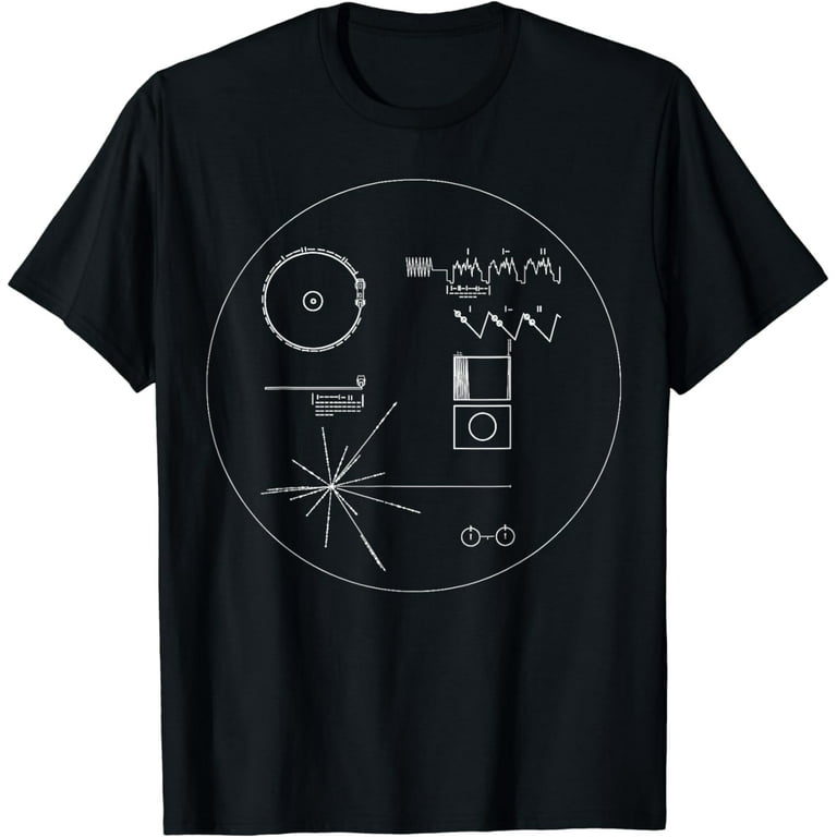 Voyager 1 Golden Record Message T-Shirt Voyager 1 Golden Record Message T-Shirt