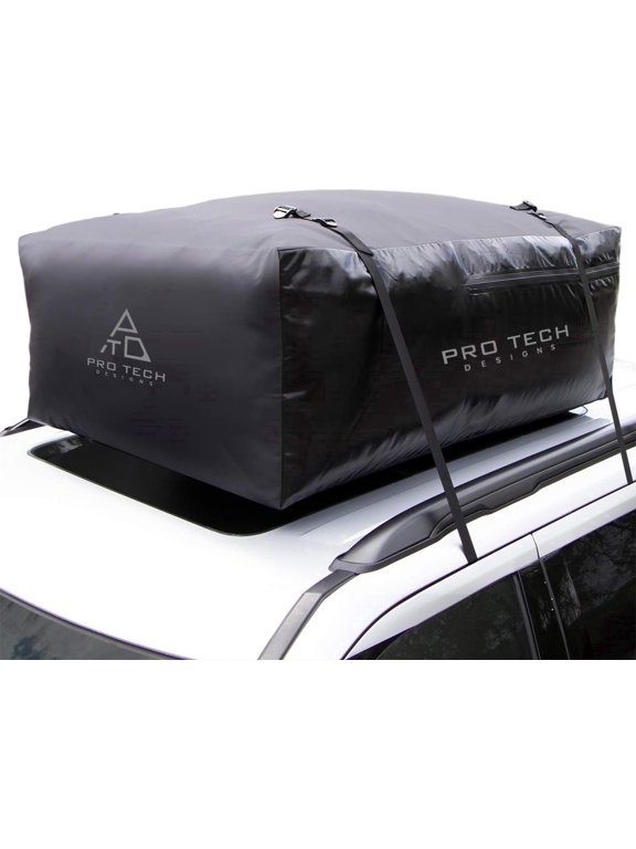 Voyager Rooftop Cargo Carrier Waterproof 18 cu ft Attaches with or without Roof Rack