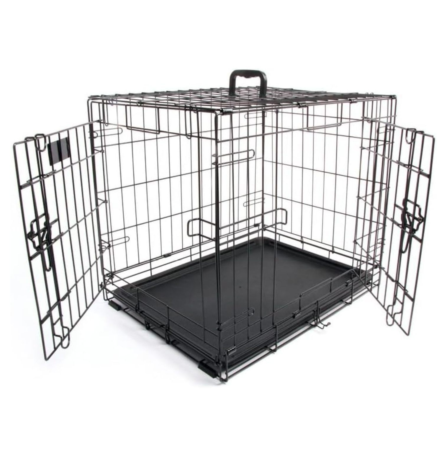 Voyager 2Door Folding Dog Crate, 24" L X 18" W X 20" H