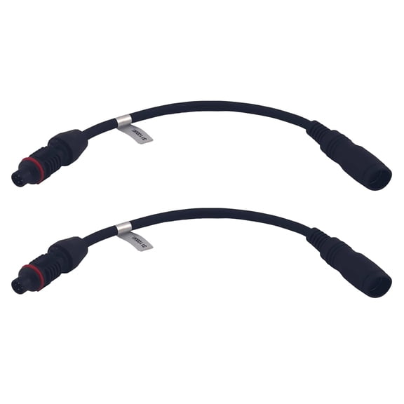 Voyager 31100041 CRT to LCD Monitor Cables (Pack of 2), Adapts an Older Weldex 5-pin Connection to a CEC Voyager Connection, Weldex 5-pin Female to Voyager 4-pin Round Male