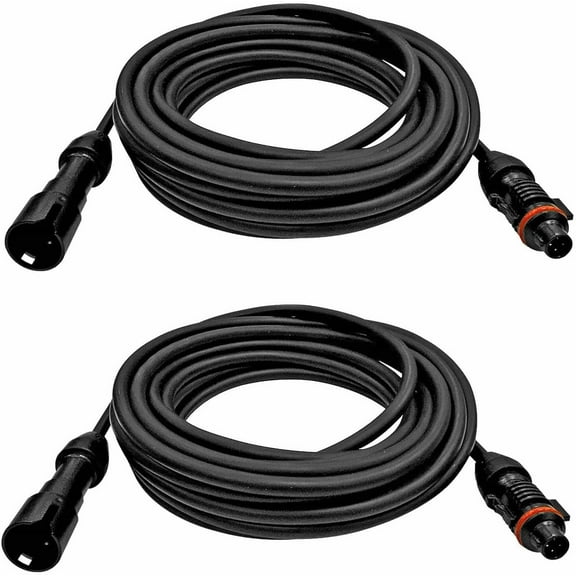 Voyager CEC15 Rear View LCD Monitor Extension Cables, 15ft Long, Connects a Voyager LCD Observation Monitor with a Voyager Side or Rear Camera (Pack of 2)
