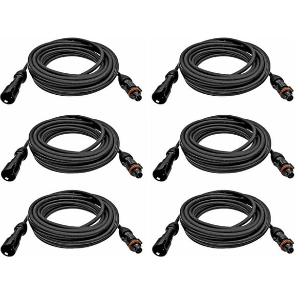 Voyager CEC15 Rear View LCD Monitor Extension Cables, 15ft Long, Connects a Voyager LCD Observation Monitor with a Voyager Side or Rear Camera (Pack of 6)