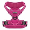 thumbnail image 1 of Voyager Dog Harness Dual Leash Attachment No-Pull Control Adjustable Soft but Strong Pet Harness for Medium and Large Dogs with 3M Reflective Technology - Fuchsia, L (Chest: 25 - 30"), 1 of 11