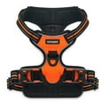 thumbnail image 1 of Voyager Dog Harness Dual Leash Attachment No-Pull Control Adjustable Soft but Strong Pet Harness For Medium And Large Dogs With 3M Reflective Technology - Orange, XS (Chest: 13 - 16"), 1 of 6