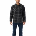 thumbnail image 1 of Voyager Men's Super Plush Shirt Jacket (Black, L), 1 of 4