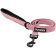 thumbnail image 1 of Voyager Reflective Dog Leash with Neoprene Handle, 5ft Long, Supports Small, Medium, and Large Breed Puppies, Cute and Heavy Duty for Walking, Running, and Training - Pink, L, 1 of 5