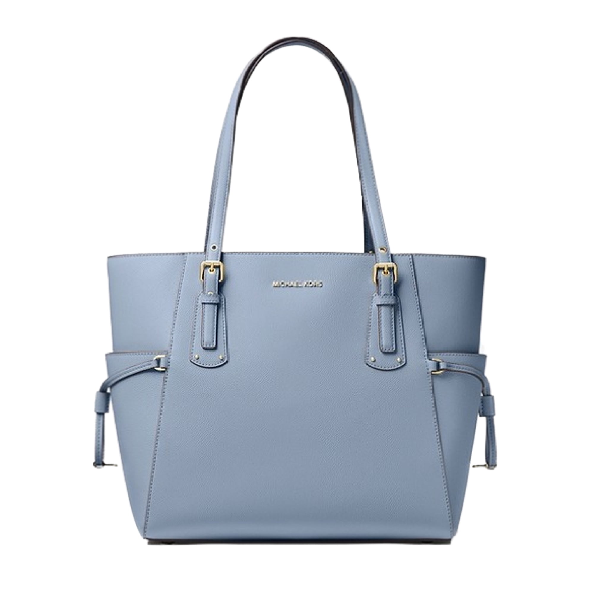 Light Blue Woven Vegan Leather Basket Bag Handbags With Purse Insert