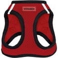 thumbnail image 1 of Voyager Step-In Air Dog Harness - All Weather Mesh Step in Vest Harness for Small Dogs by Best Pet Supplies - Red Base, S, 1 of 6
