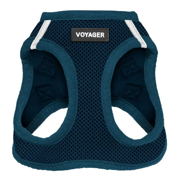 Voyager Step-In Air Dog Harness - All Weather Mesh Step in Vest Harness for Small and Medium Dogs by Best Pet Supplies - Harness (Blue), XXX-Small