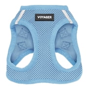 Voyager Step-In Air Dog Harness - All Weather Mesh Step in Vest Harness for Small and Medium Dogs by Best Pet Supplies - Harness (Baby Blue), XX-Small