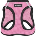 thumbnail image 1 of Voyager Step-In Air Dog Harness - All Weather Mesh Step in Vest Harness for Small and Medium Dogs by Best Pet Supplies - Harness (Pink/Black Trim), XX-Small, 1 of 6