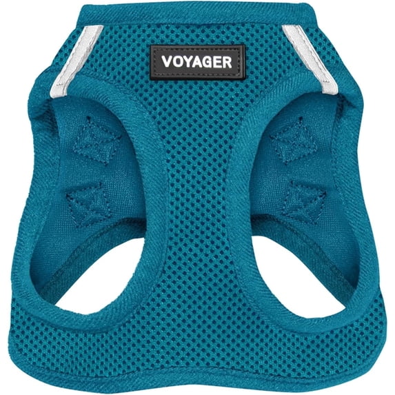 Voyager Step-In Air Dog Harness - All Weather Mesh Step in Vest Harness for Small and Medium Dogs by Best Pet Supplies - Harness (Turquoise), XXX-Small