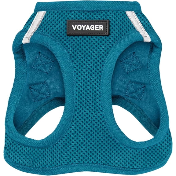Voyager Step-In Air Dog Harness - All Weather Mesh Step in Vest Harness for Small and Medium Dogs by Best Pet Supplies - Harness (Turquoise), XXX-Small