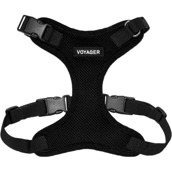 Voyager Step-In Lock Cat Harness - Adjustable Step-In Vest Harness for Small and Large Cats by Best Pet Supplies