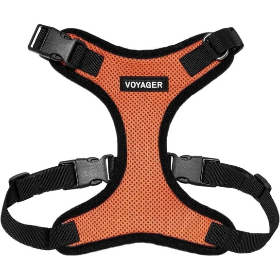 Voyager Step-In Lock Cat Harness - Adjustable Step-In Vest Harness for Small and Large Cats by Best Pet Supplies