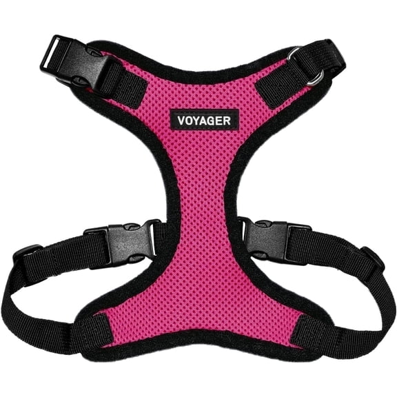 Voyager Step-In Lock Cat Harness - Adjustable Step-In Vest Harness for Small and Large Cats by Best Pet Supplies