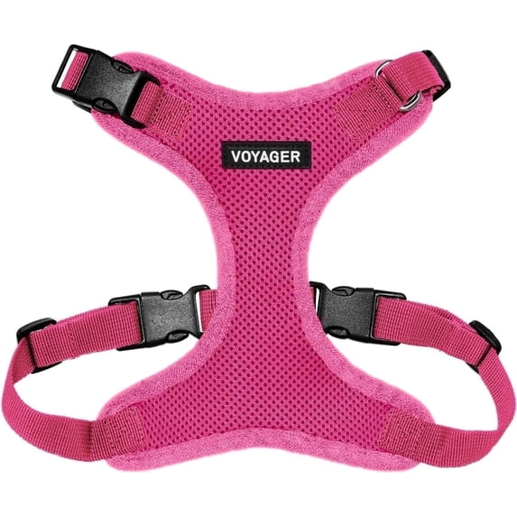 Voyager Step-In Lock Cat Harness - Adjustable Step-In Vest Harness for Small and Large Cats by Best Pet Supplies